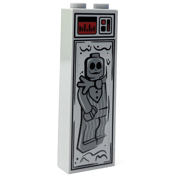 Bone Daddy (Halloween) in Carbonite (1x2x5 Brick) made using LEGO parts - B3 Customs