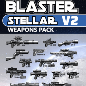 BrickArms Blasters Stellar V2 Minifigure Weapons Pack