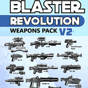 BrickArms Blasters Revolution V2 Minifigure Weapons Pack