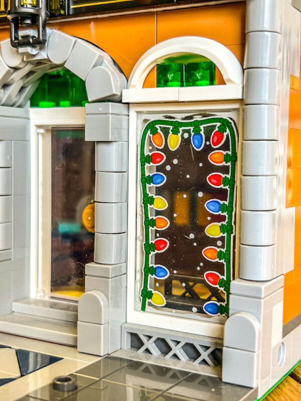 Christmas Lights 4x6 Glass Window made with LEGO part - B3 Customs - Image 2
