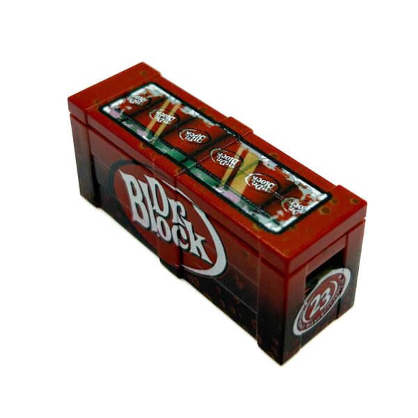 Dr. Block Soda BrickArms Custom Printed Crate - B3 Customs - Image 2