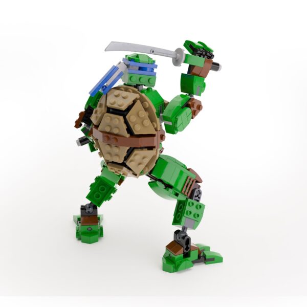 Leonardo - Custom TMNT Figure made using LEGO parts - B3 Customs - Image 2
