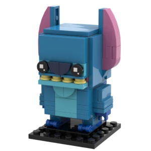Stitchy B3 Customs BrickyHead Figure Set made w/ LEGO bricks