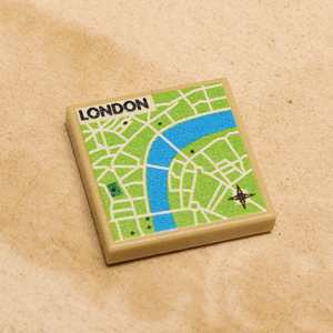 B3 Customs® London, England Map (2x2 Tile)