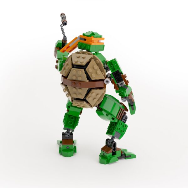 Michelangelo - Custom TMNT Figure made using LEGO parts  - B3 Customs - Image 2