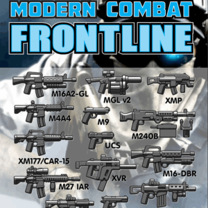 BrickArms® Modern Combat Frontline Pack