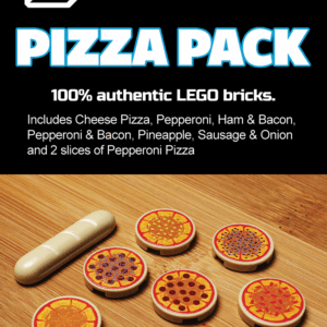 Pizza Pack made using LEGO parts - B3 Customs