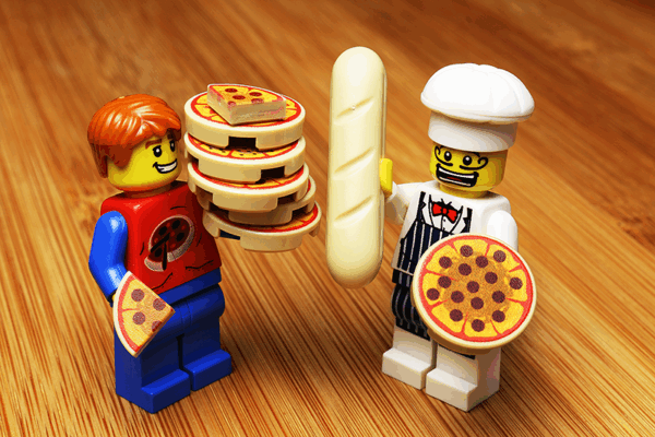 Pizza Pack made using LEGO parts - B3 Customs - Image 3
