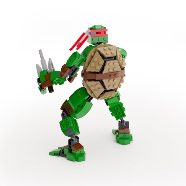 Raphael - Custom TMNT Figure made using LEGO parts - B3 Customs - Image 2