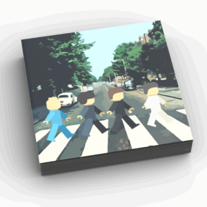 Buildr Road - B3 Customs Music Album Cover (2x2 Tile) made using LEGO part