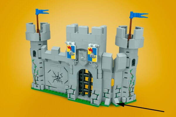 Castle Corner / Curve - Custom Castle Modular Building Set - Image 3