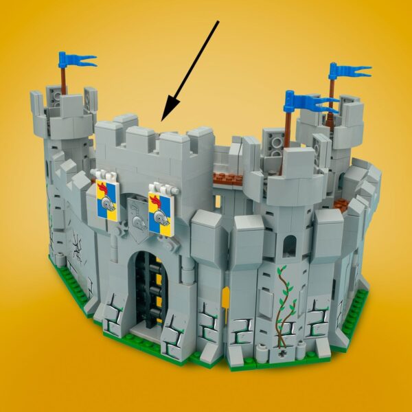 Castle Gate - Custom Castle Modular Building Set made using LEGO parts - Image 3