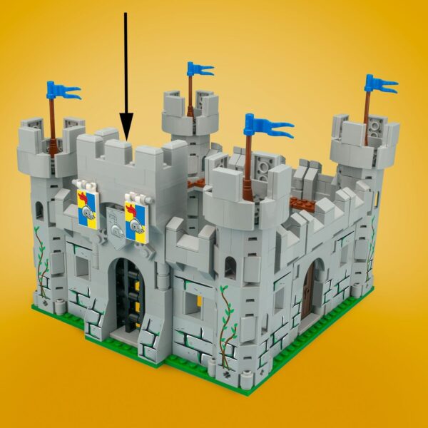 Castle Gate - Custom Castle Modular Building Set made using LEGO parts - Image 4