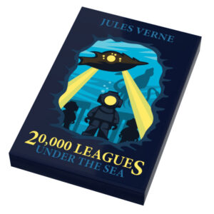 20,000 Leagues Under the Sea Custom Printed Book (2x2 Tile) made using LEGO part