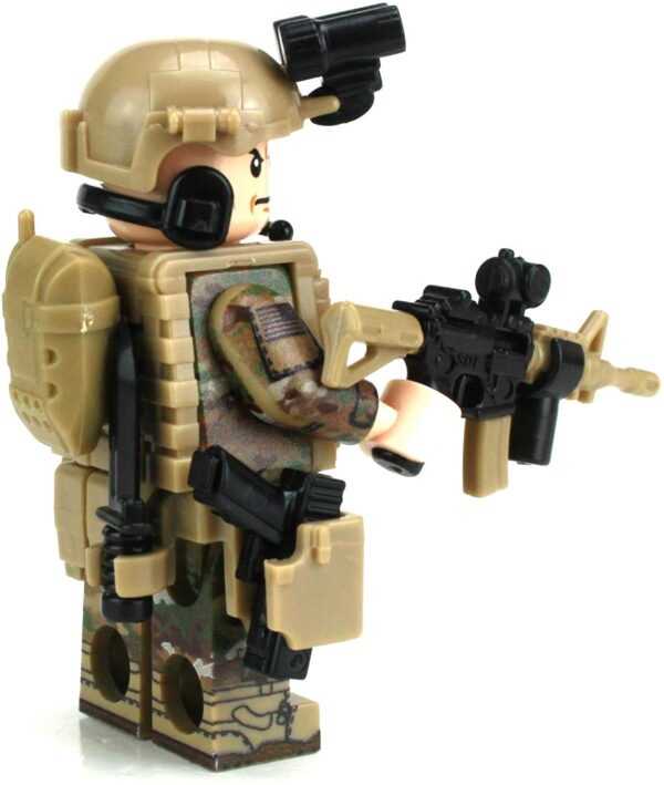 Army Ranger OCP SF Soldier - Custom Military Minifig made using LEGO parts - Image 4