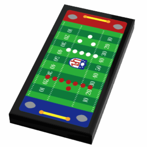 Electric Football Custom Printed 2x4 Tile made using LEGO part - B3 Customs