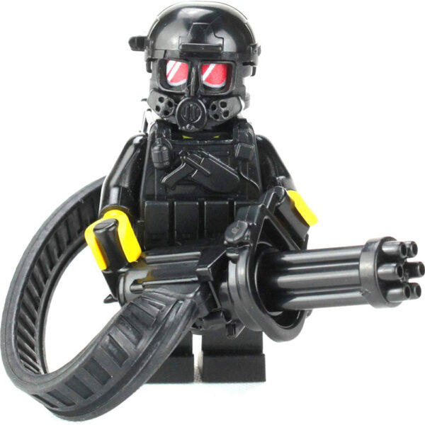 Heavy Gunner Minigun Soldier - Custom Military Minifig - Image 2