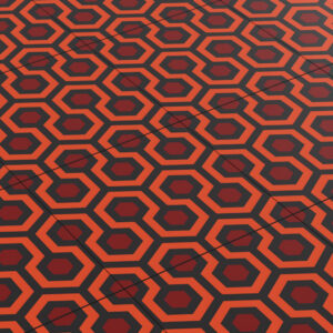 Horror Film Carpet (Shining) - Custom Printed 6x6 Tile made with LEGO part, B3 Customs