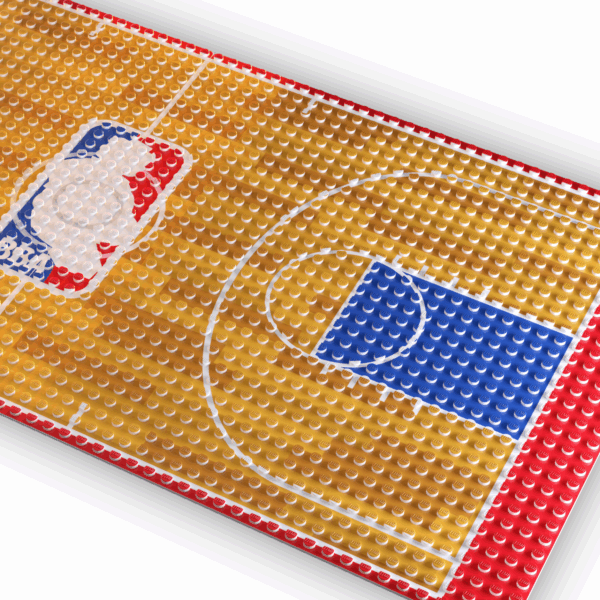 Basketball Court Baseplates made with LEGO parts - Image 2