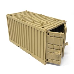 Tan Cargo Shipping Container