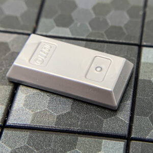Silver Bar / Ingot (Flat Silver) - Official LEGO® Part