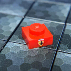 1x1 Plate with Ferrari Logo - Official LEGO® Part