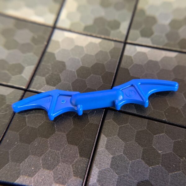 Batarang (Blue) - Official LEGO® Part - Image 2