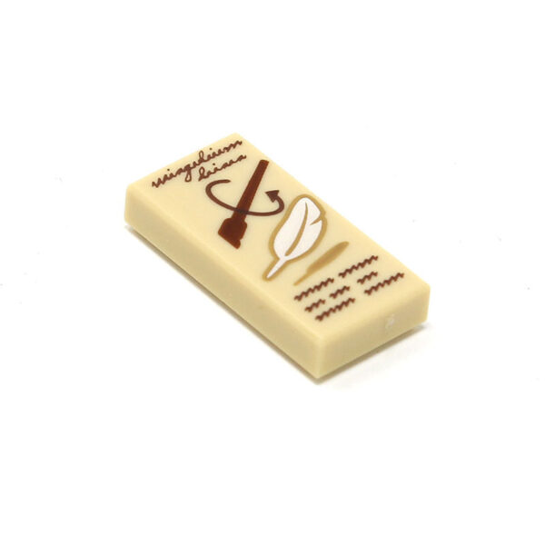 'Wingardium Leviosa' Spell on Page  - Official LEGO® Harry Potter Part