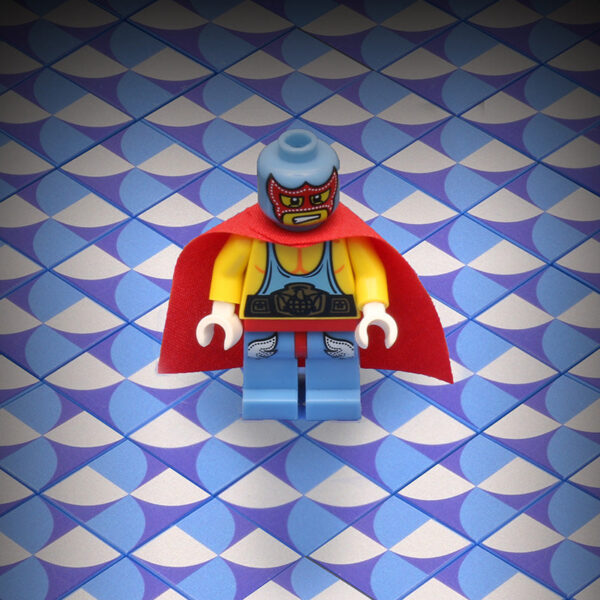 Blue Lightning Scallop Flooring - Custom Printed 2x2 Tile - Image 3