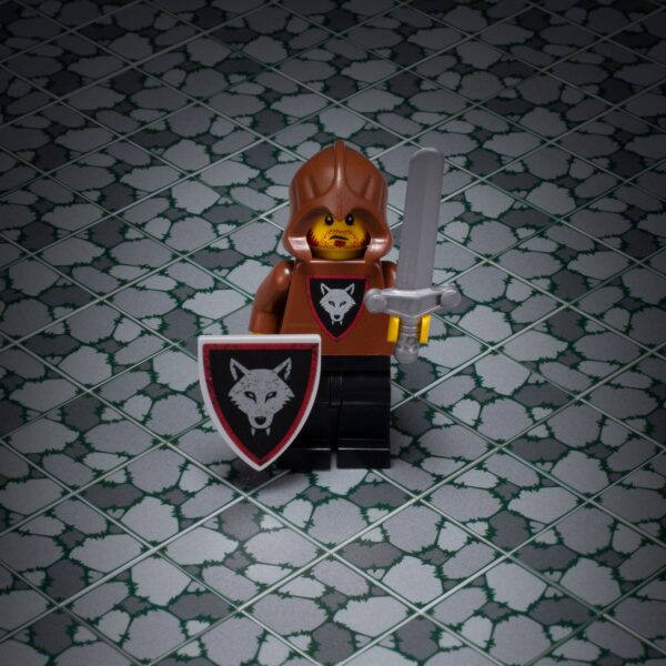 B3 Customs Cobblestone (Plant Overgrowth) Tile Part Pack (20 Tiles) made with LEGO parts - Image 2