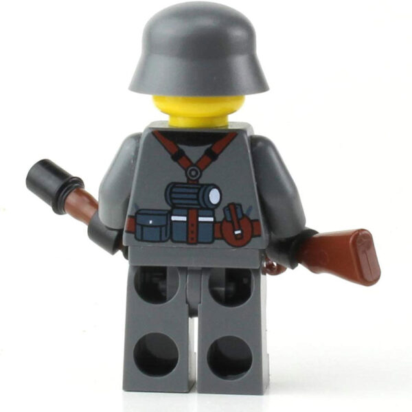 German Kar98 WW2 Soldier - Custom Military Minifig - Image 2