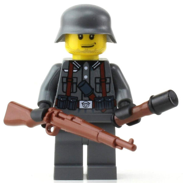 German Kar98 WW2 Soldier - Custom Military Minifig