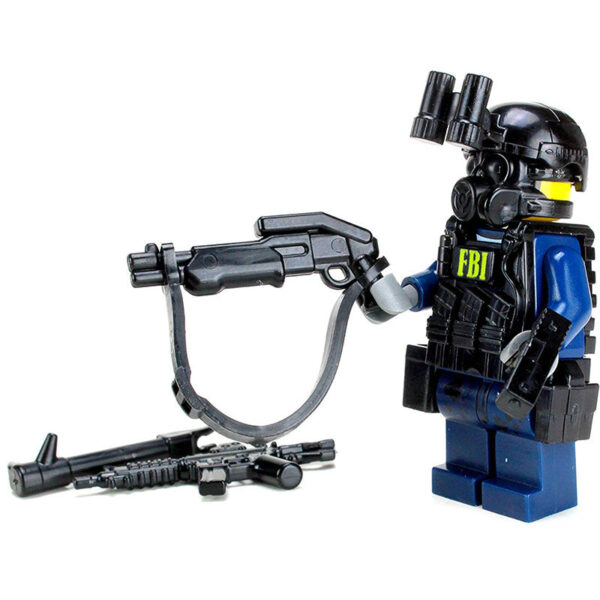 FBI/SWAT CIRG Critical Response Officer - Custom Military Minifig - Image 3