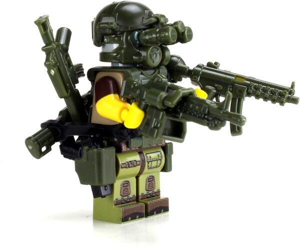 Special Forces Green Commando - Custom Military Minifig - Image 4