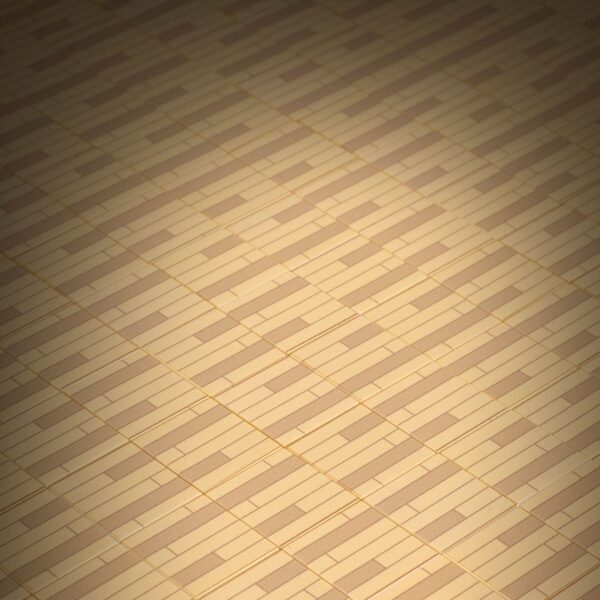 Hardwood Flooring (Light) / Basketball Court 2x2 Tile made using LEGO parts -B3 Customs - Image 2