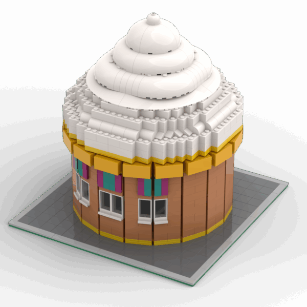 Instructions for Custom LEGO Ice Cream Shop