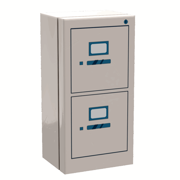 Filing Cabinet for Minifigs made using LEGO parts - B3 Customs - Image 4