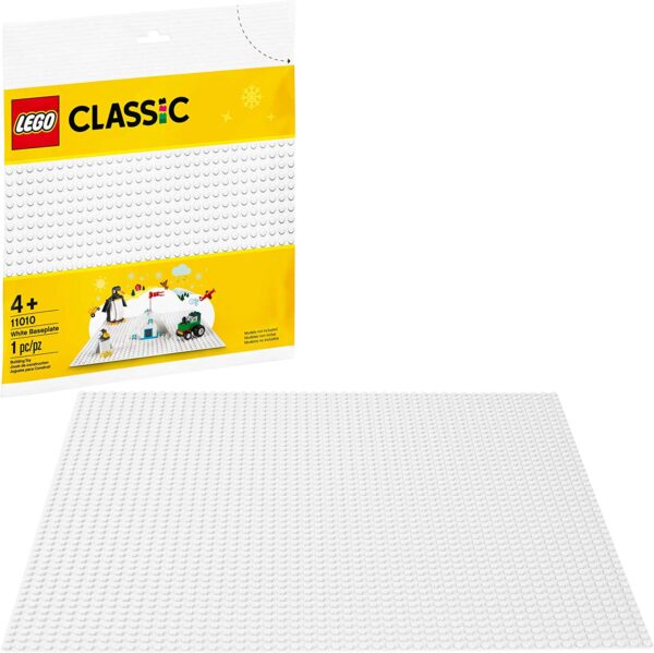 White LEGO Baseplate - 32 x 32 Studs (11026) - Image 2